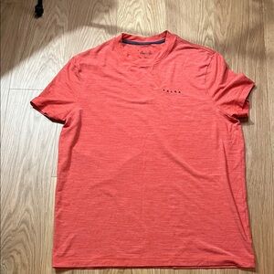 Falke Men’s Trekking Short Sleeve Crew T-Shirt in orange size M